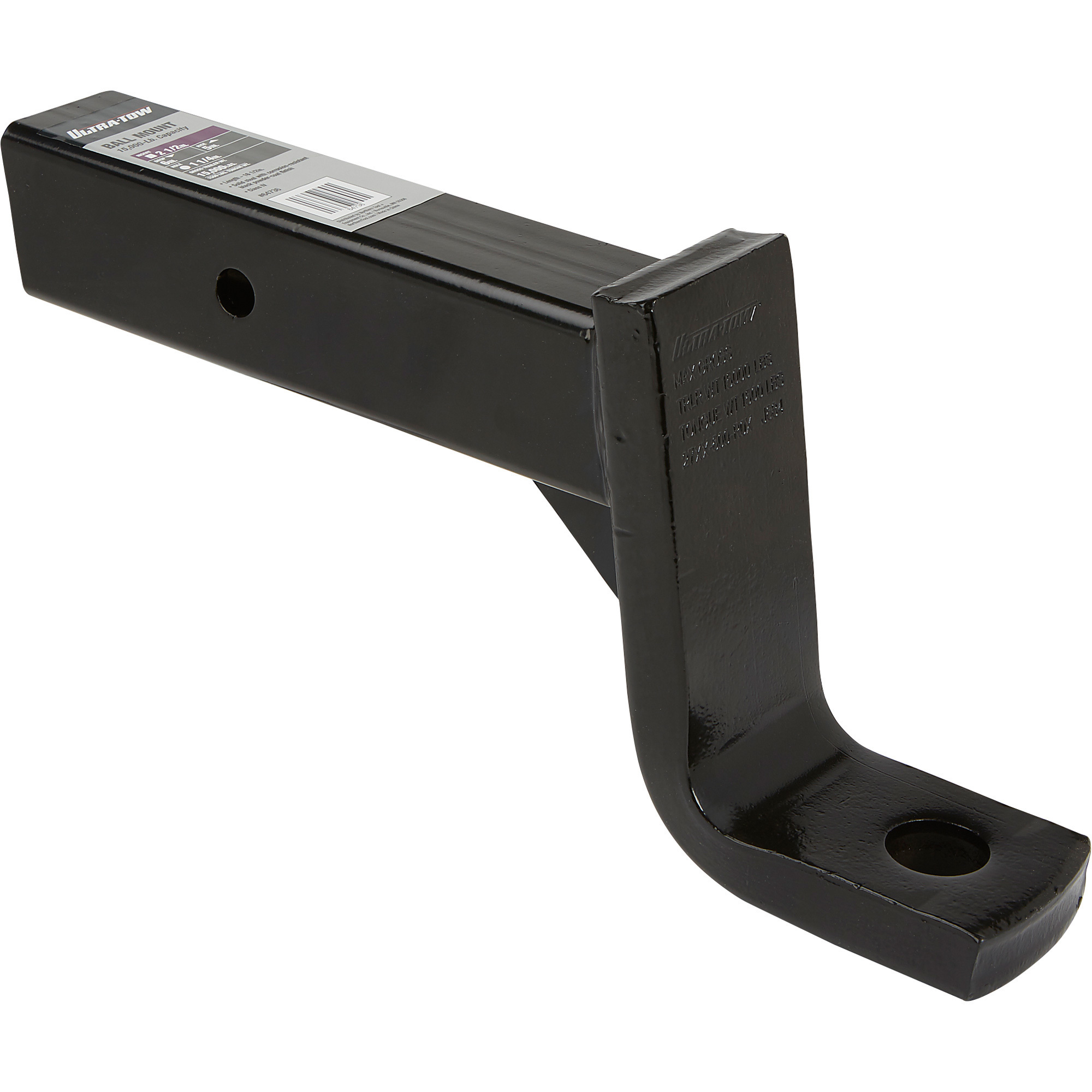 Ultra-Tow Steel Ball Mount, Class IV, 6in. Drop, 15,000-Lb. Trailer Weight, 16-1/2in.L